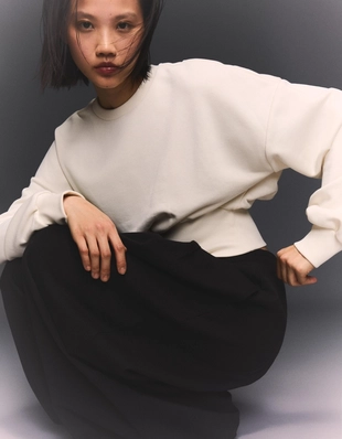 Свитшот с широким поясом- Заказать в России