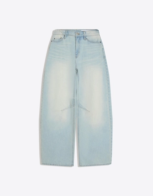 Джинсы свободного кроя с низкой посадкой- Заказать в России