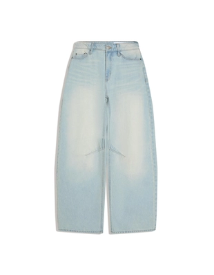 Джинсы свободного кроя с низкой посадкой- Заказать в России