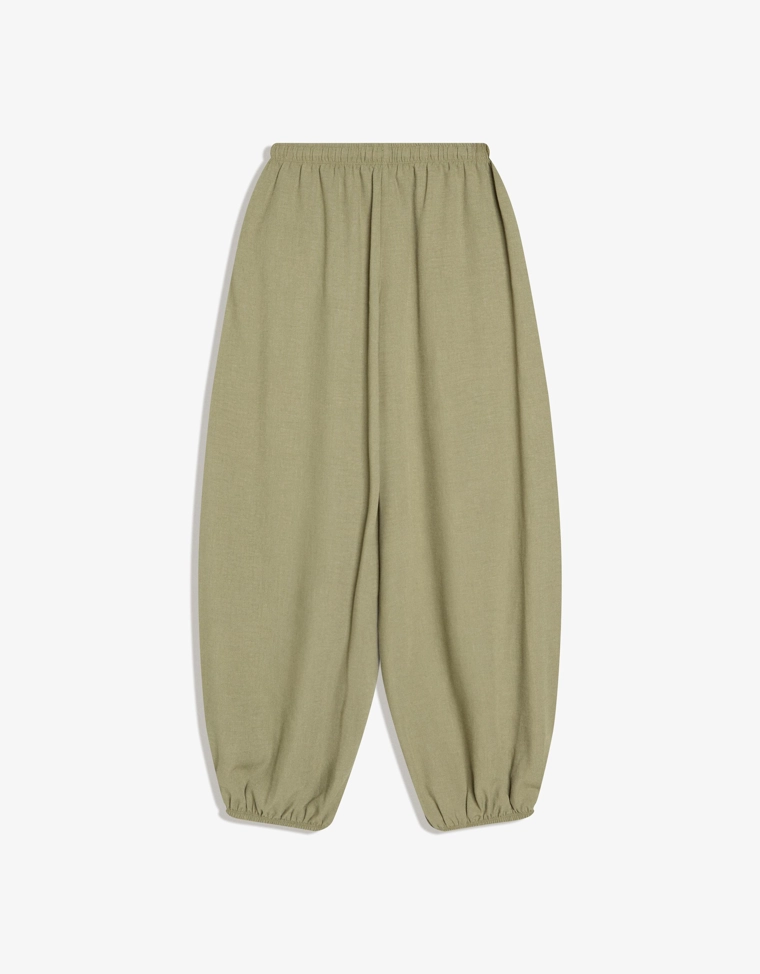 Брюки-шаровары в стиле рустик