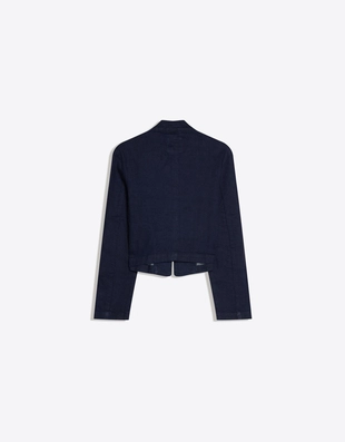 Джинсовая куртка на пуговицах спереди- Заказать в России