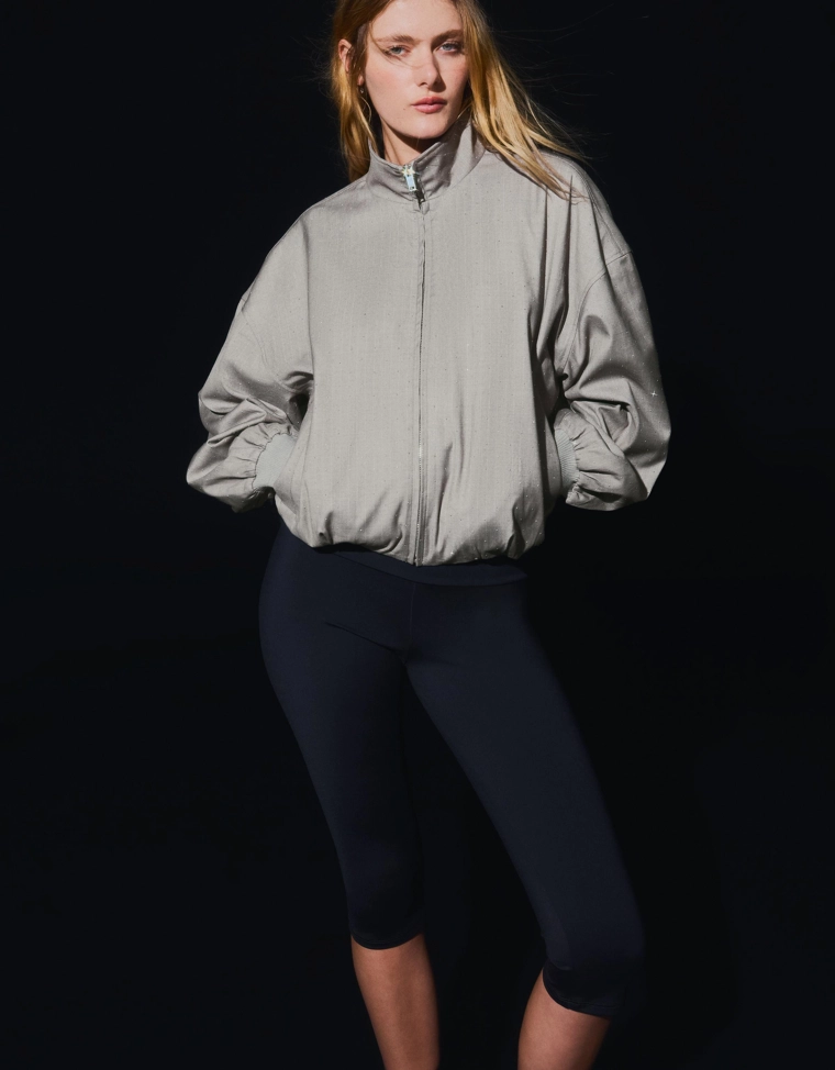 Куртка со стразами