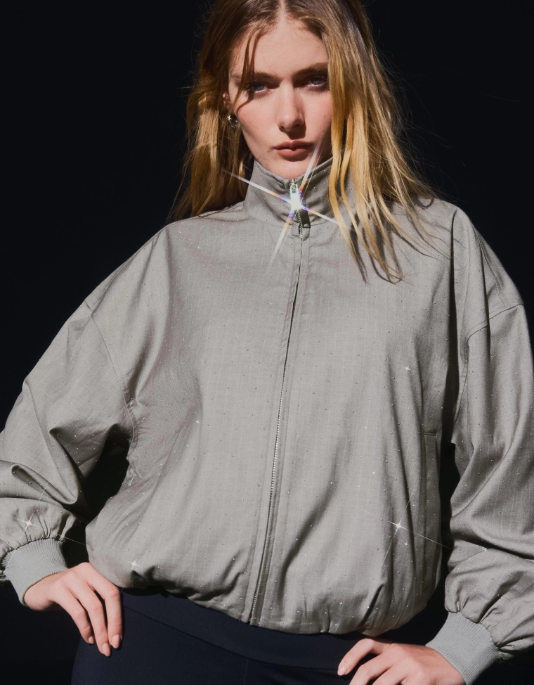 Куртка со стразами