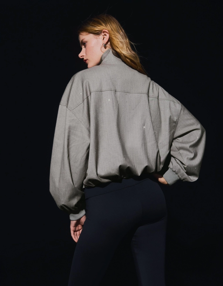 Куртка со стразами