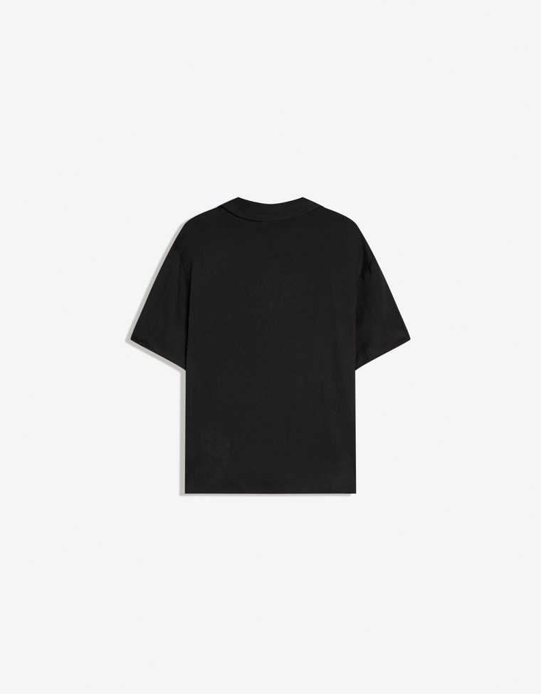 Рубашка с короткими рукавами в стиле рустик