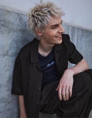 Рубашка с короткими рукавами в стиле рустик- Заказать в России