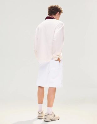 Базовые шорты-бермуды из мягкой ткани- Заказать в России