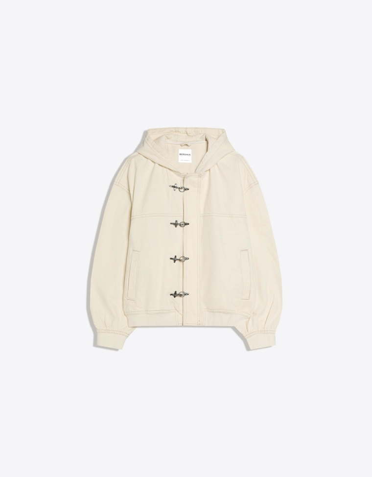 Куртка-бомбер с застежками-тоггл