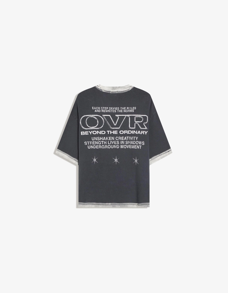 Футболка с короткими рукавами и принтом