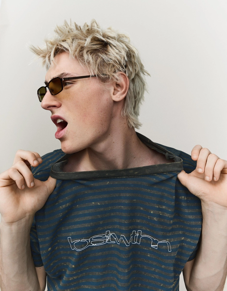 Футболка с короткими рукавами и принтом