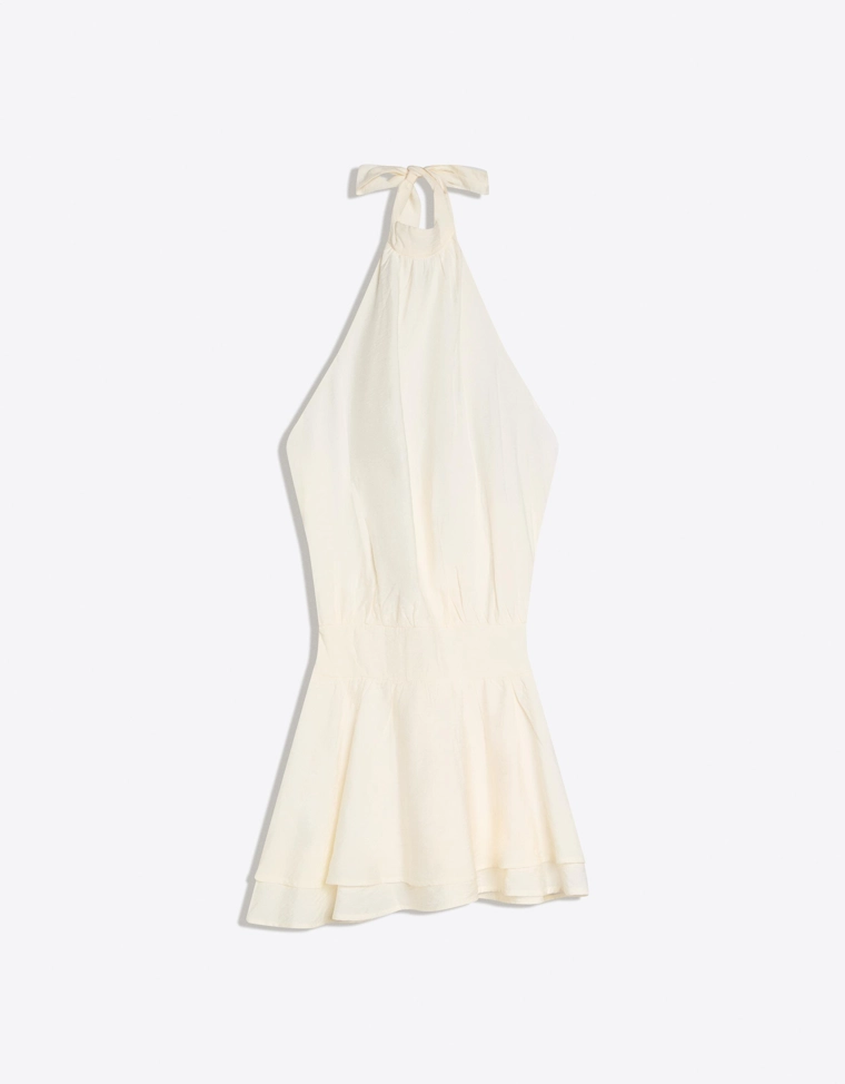 Мини-платье в горошек