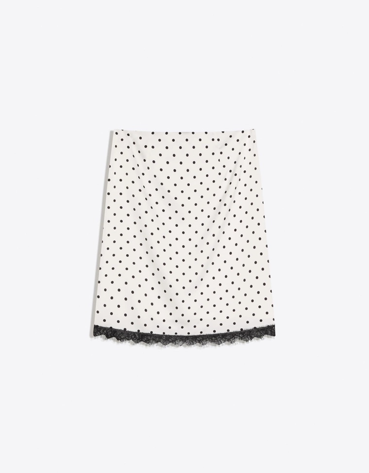 Мини-юбка из сатина