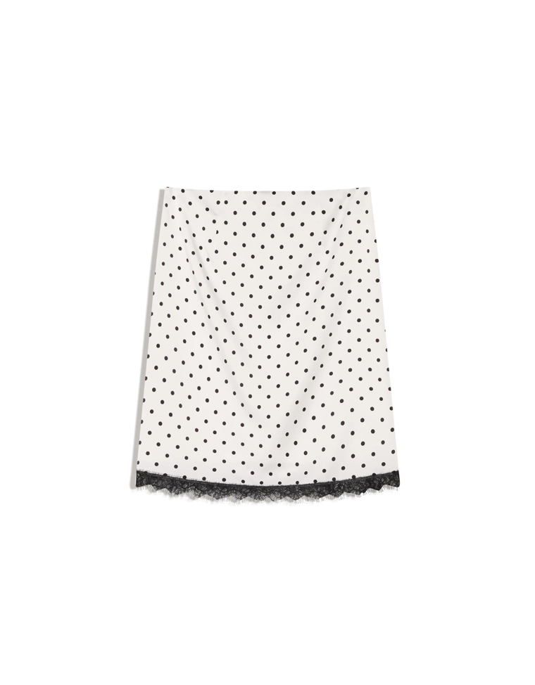 Мини-юбка из сатина