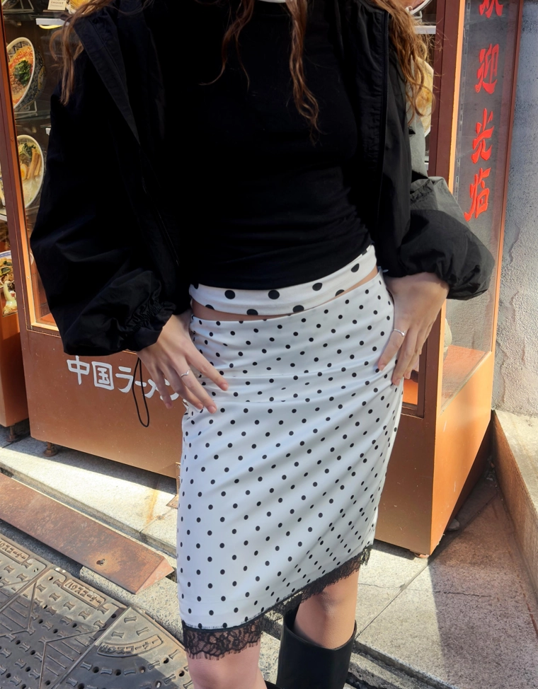 Мини-юбка из сатина