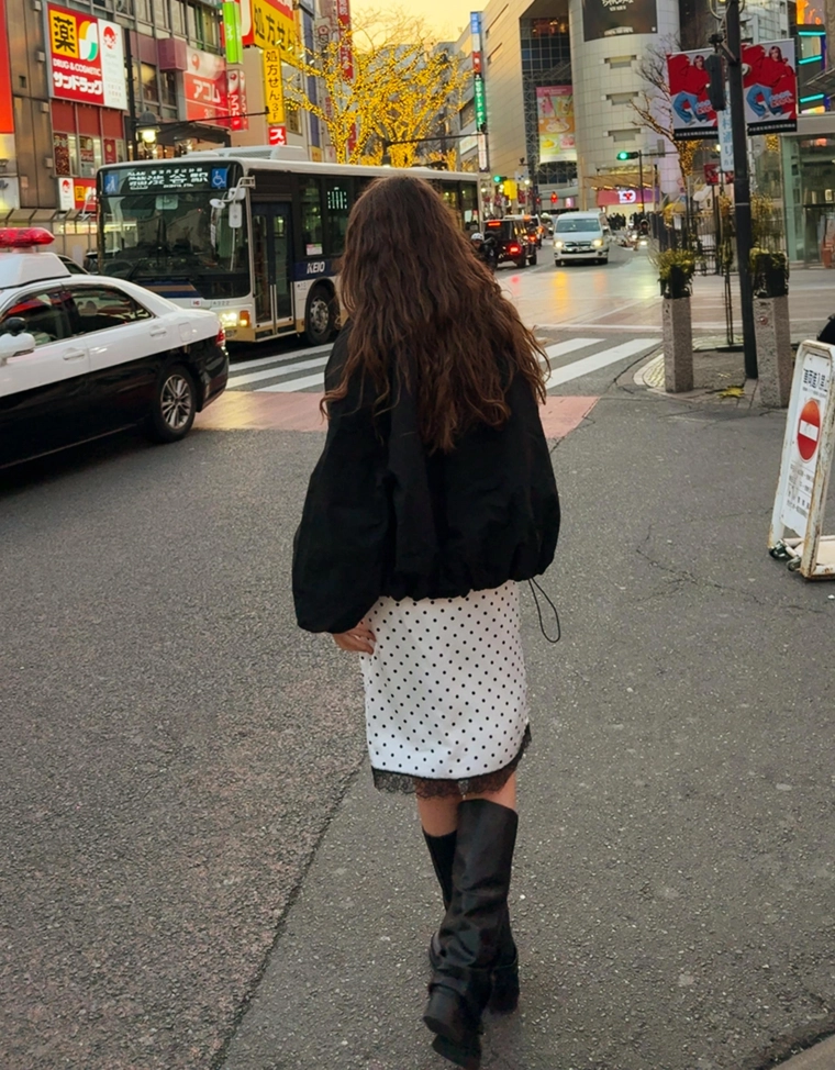 Мини-юбка из сатина