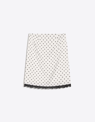 Мини-юбка из сатина- Заказать в России