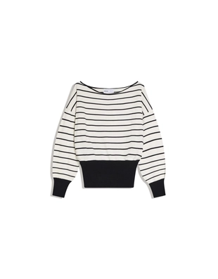 Асимметричный свитер с принтом- Заказать в России