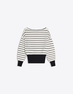 Асимметричный свитер с принтом- Заказать в России