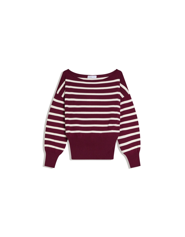 Асимметричный свитер с принтом