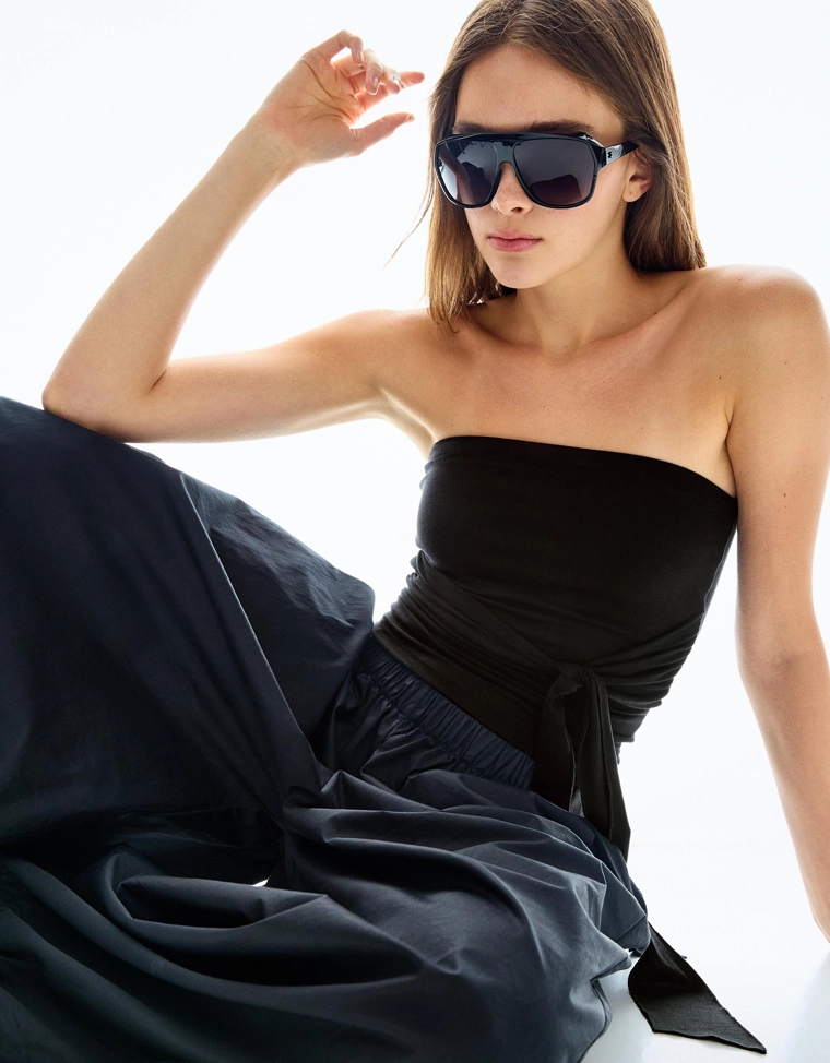 Топ-бандо с завязками