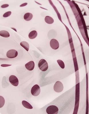 Платок-косынка в горошек- Заказать в России