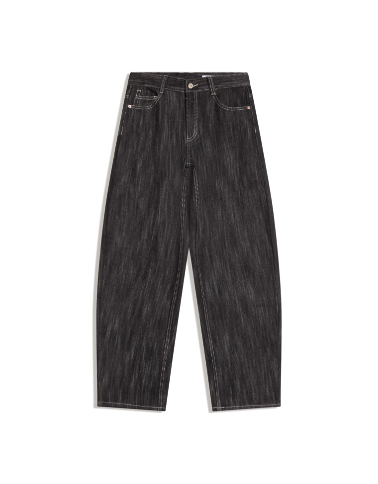 Джинсы baggy barrel с низкой посадкой