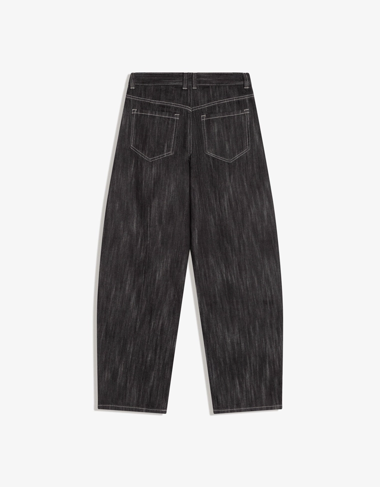 Джинсы baggy barrel с низкой посадкой