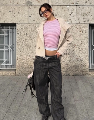 Джинсы BAGGY BARREL с низкой посадкой- Заказать в России