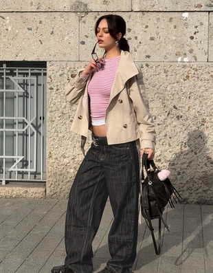 Джинсы BAGGY BARREL с низкой посадкой- Заказать в России