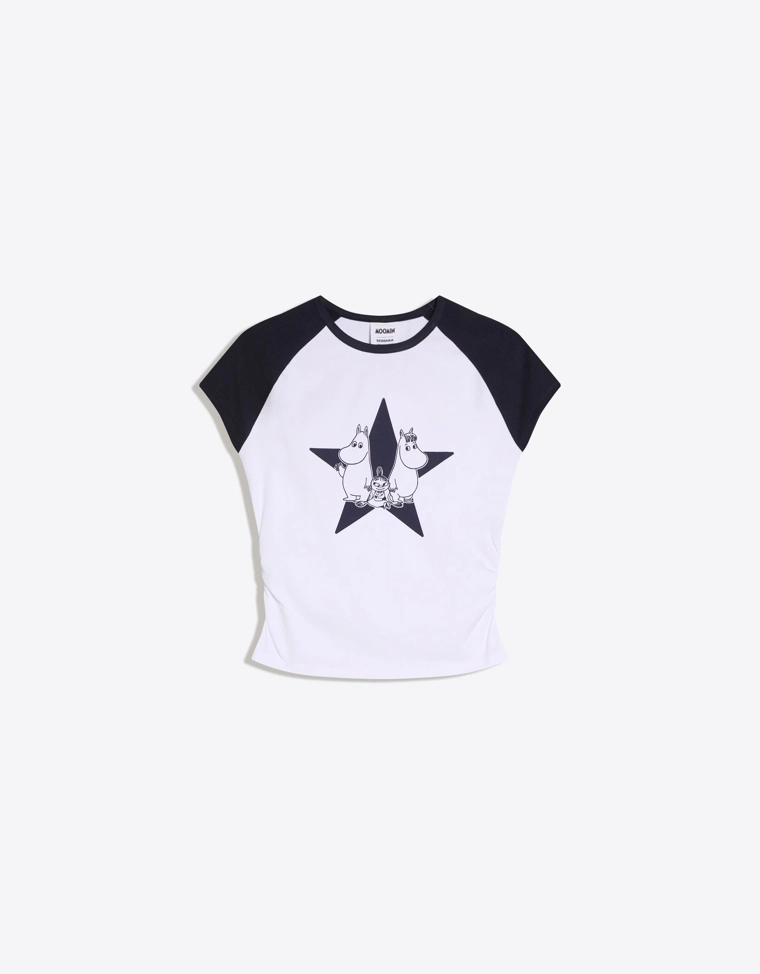 Футболка с короткими рукавами с принтом «Муми-тролли»