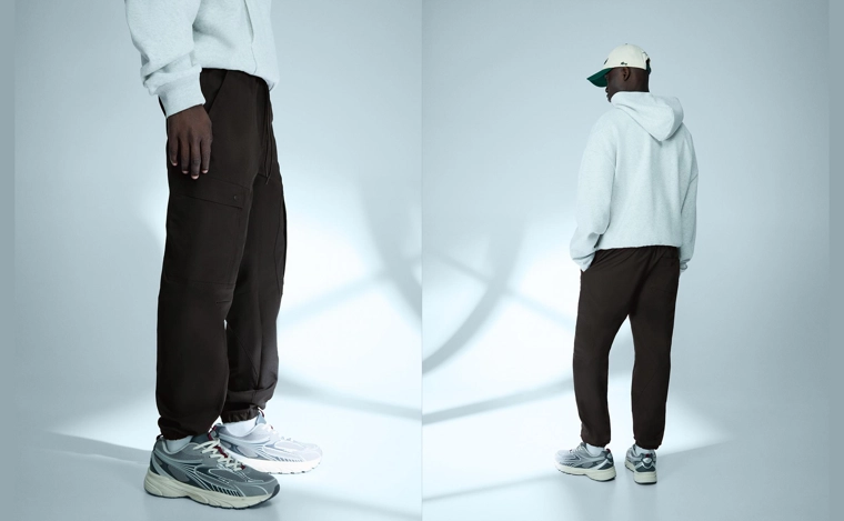 Зауженные брюки карго из высокотехнологичной ткани