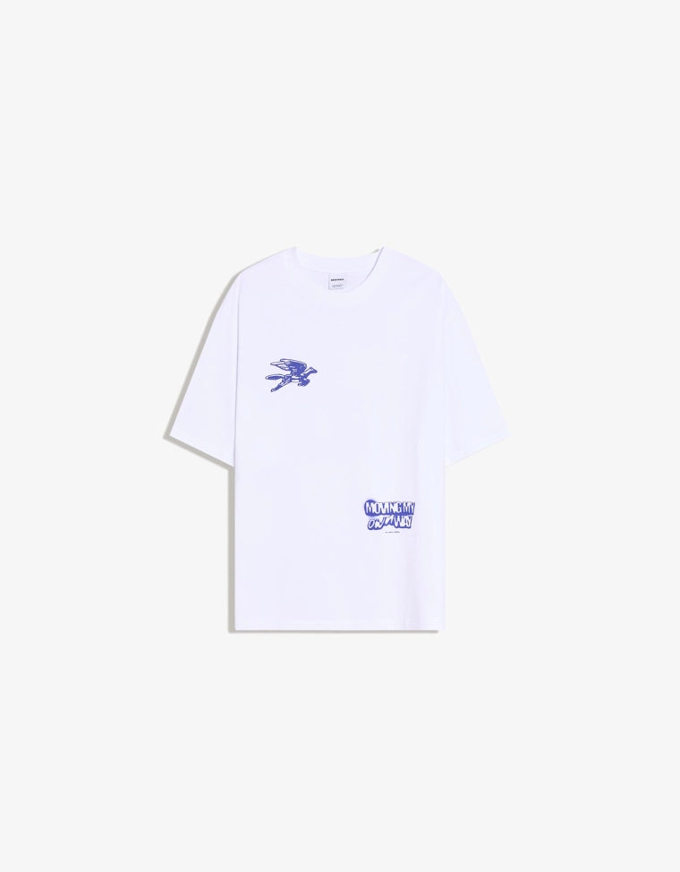 Футболка с короткими рукавами и принтом