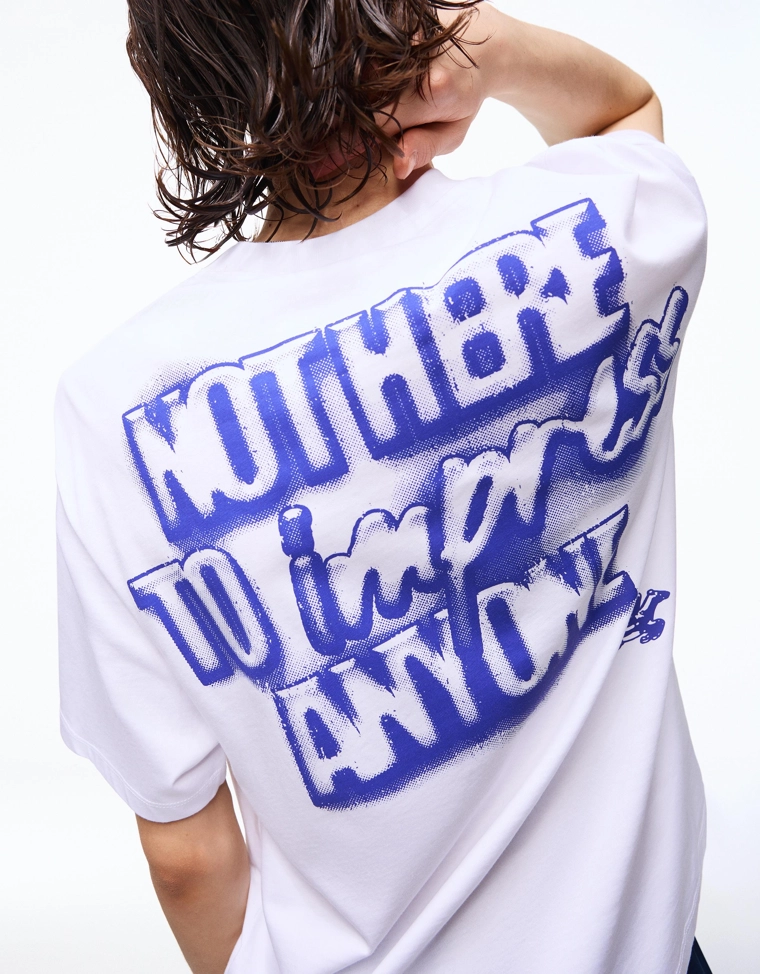 Футболка с короткими рукавами и принтом