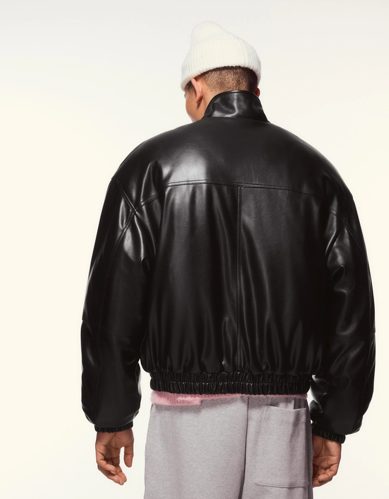 Куртка из искусственной кожи