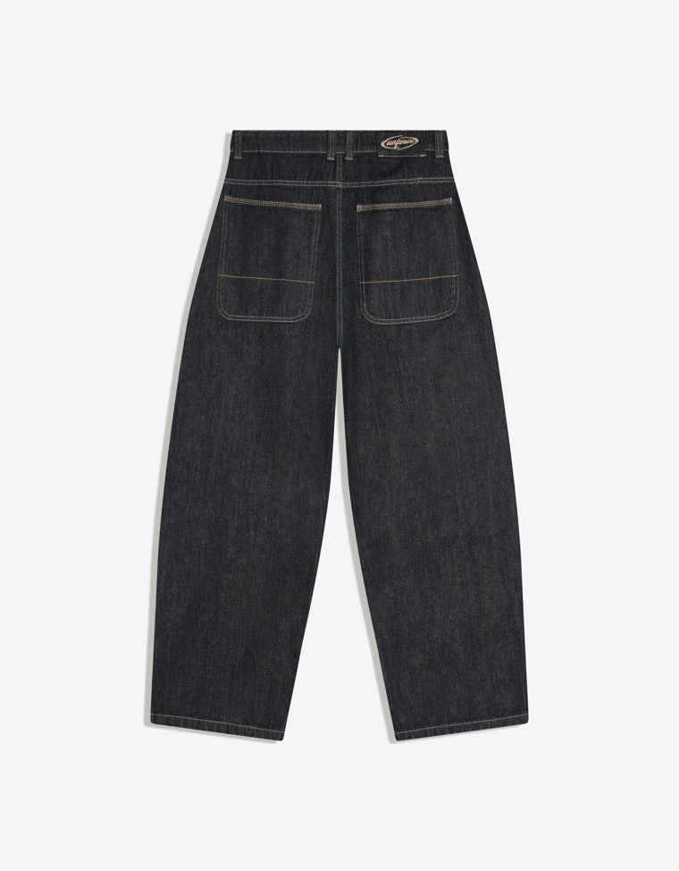 Джинсы barrel с перекрестными пуговицами