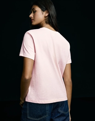 Базовая футболка с короткими рукавами- Заказать в России