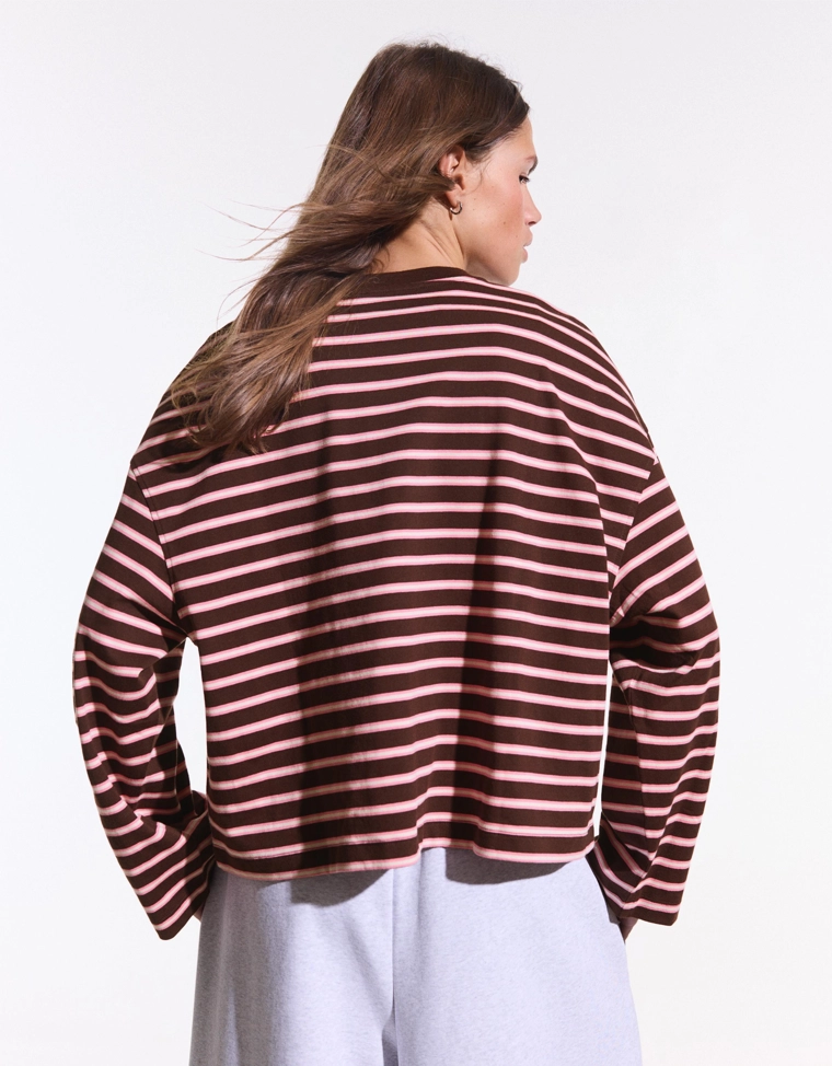 Лонгслив с принтом