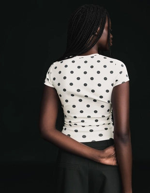 Купить Bershka Футболка с короткими рукавами и круглым вырезом