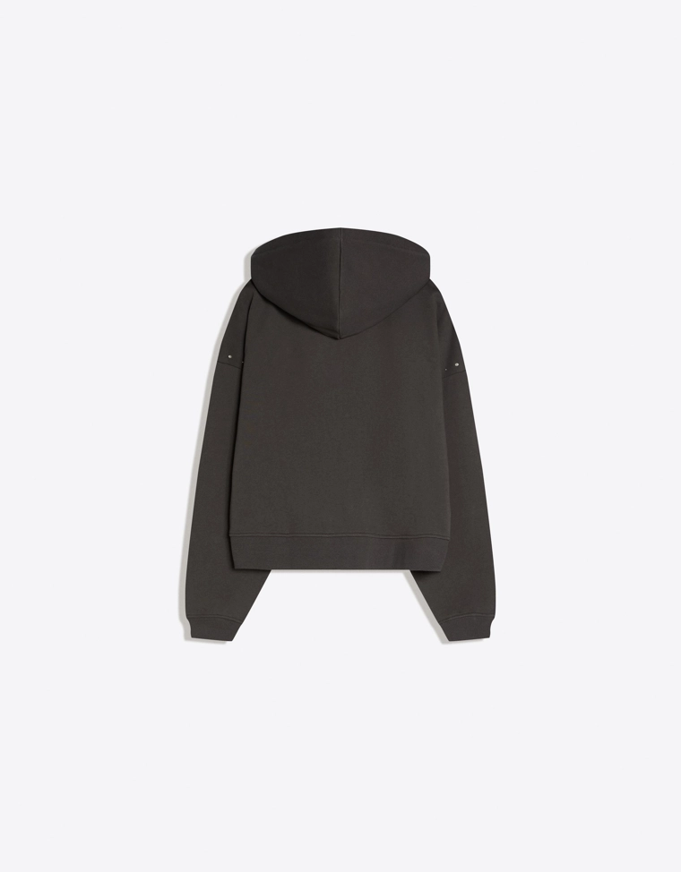 Худи на молнии с заклепками