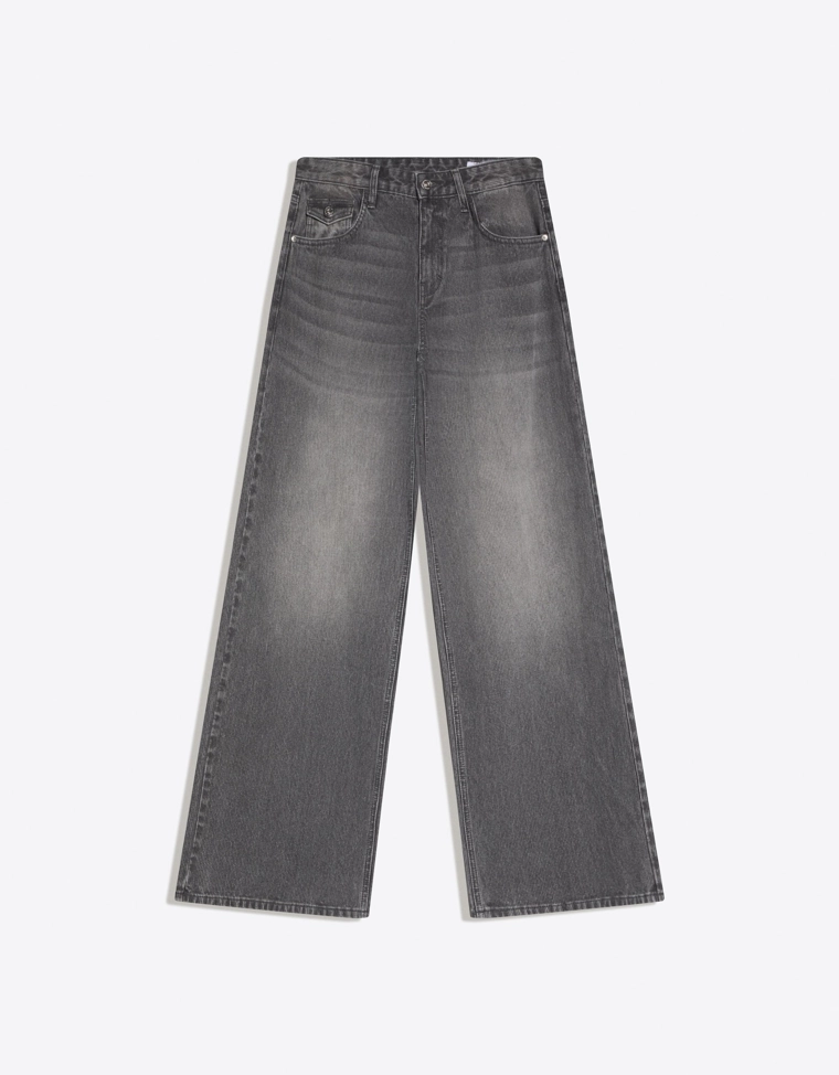 Джинсы-бойфренды с низкой посадкой из вельветовой ткани