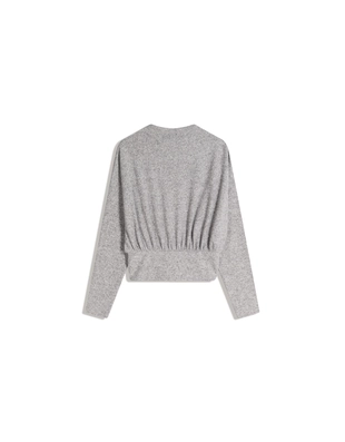 Grey | 0862/169/984 - Bershka Джемпер с воротником-стойкой