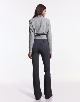 Джемпер с воротником-стойкой- Заказать в России