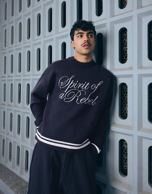 Свитер с вышивкой- Заказать в России