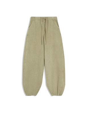 Брюки BARREL из мягкой ткани с фиксаторами- Заказать в России