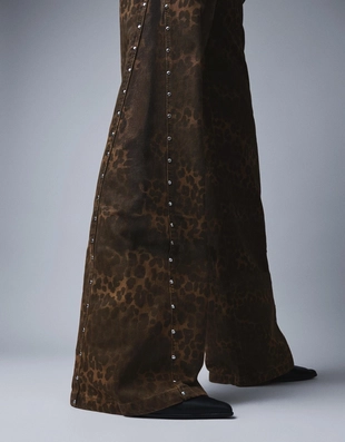 Брюки прямого кроя из твила- Заказать в России