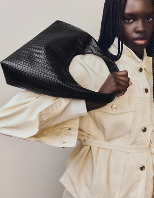 Плетеная сумка-мешок- Заказать в России