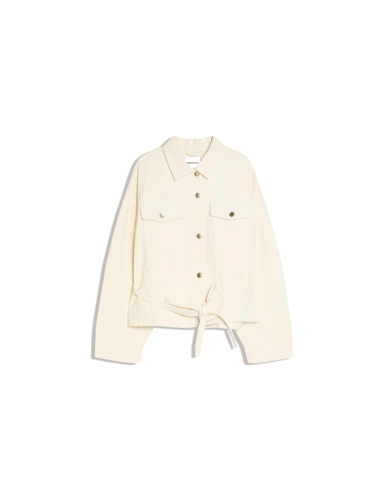 Джинсовая куртка оверсайз