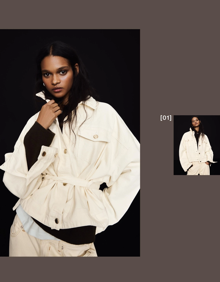 Джинсовая куртка оверсайз