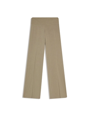 Брюки с широким поясом и низкой посадкой- Заказать в России