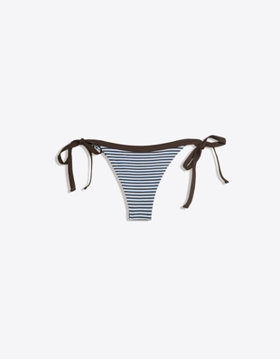 Трусы-бикини бразильяно с контрастными деталями- Заказать в России